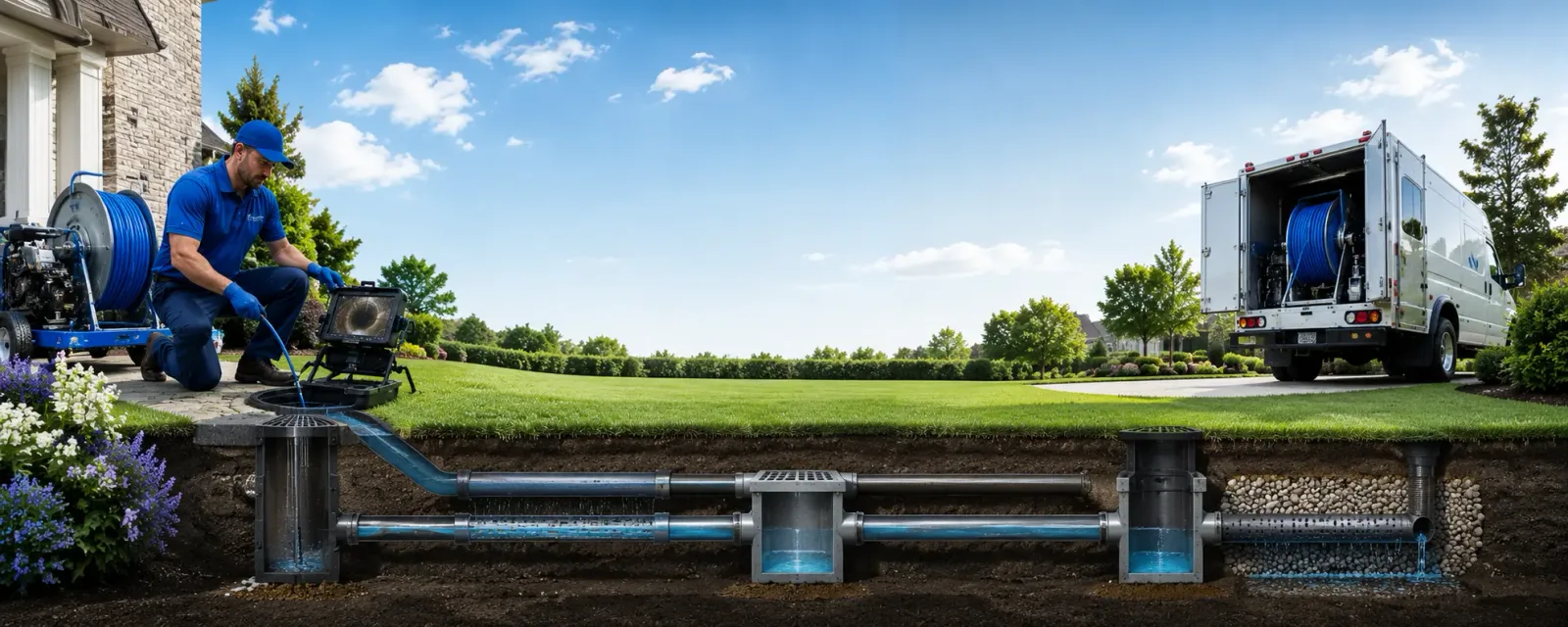 Outdoor drain cleaning information for Hominy, OK